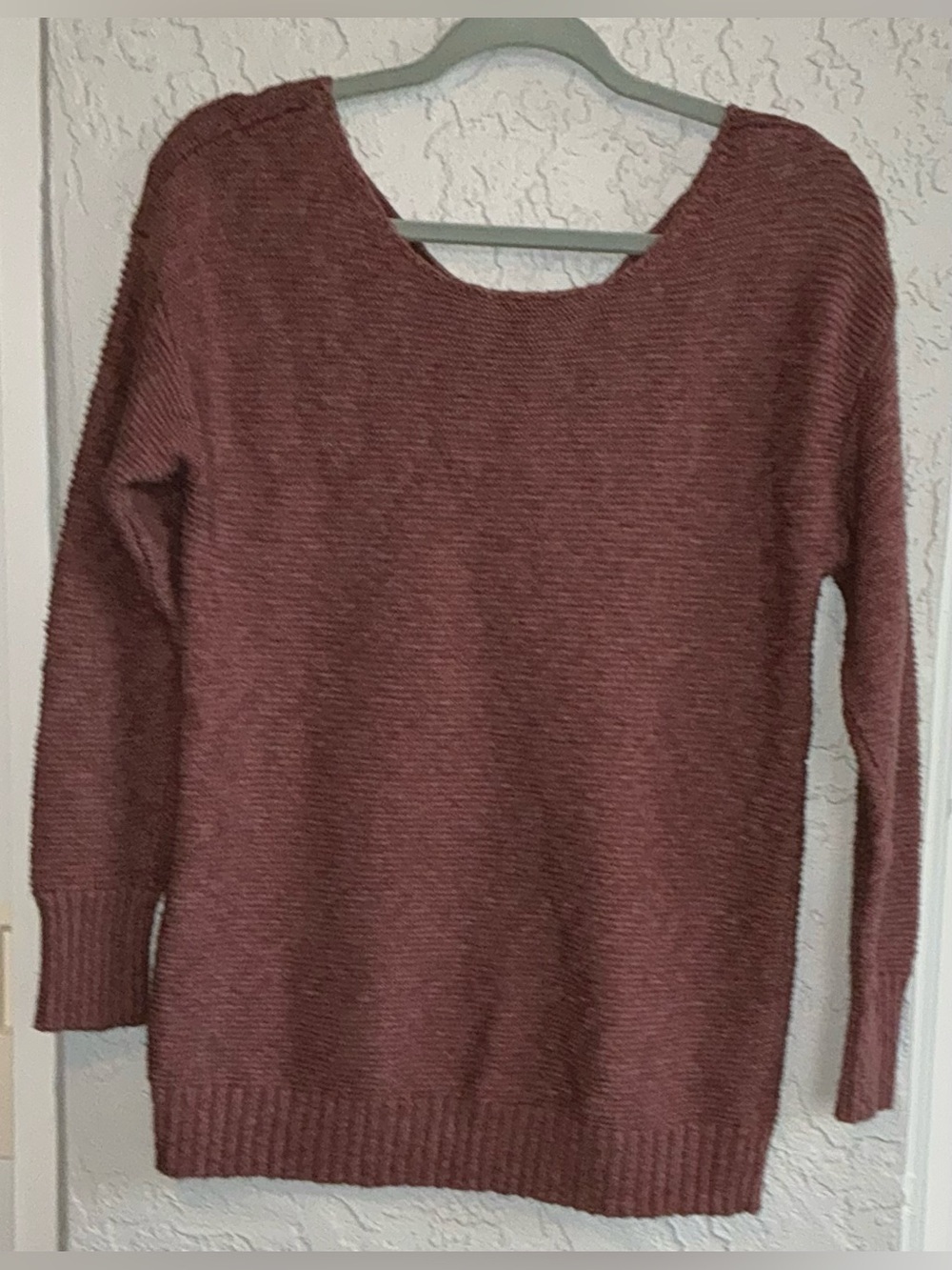 American Eagle Outfitters Scoop Neck Pullover - Mauve